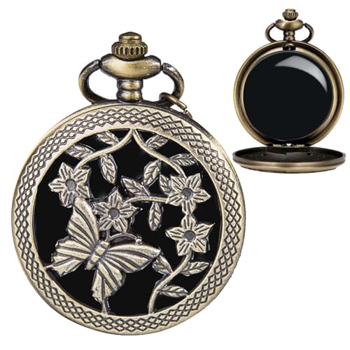 Kchss Scrying Mirror Natural Black Obsidian Mirror for Divination, Witchcraft, Meditation, Witch Gifts, Cthulhu Decoration Butterfly