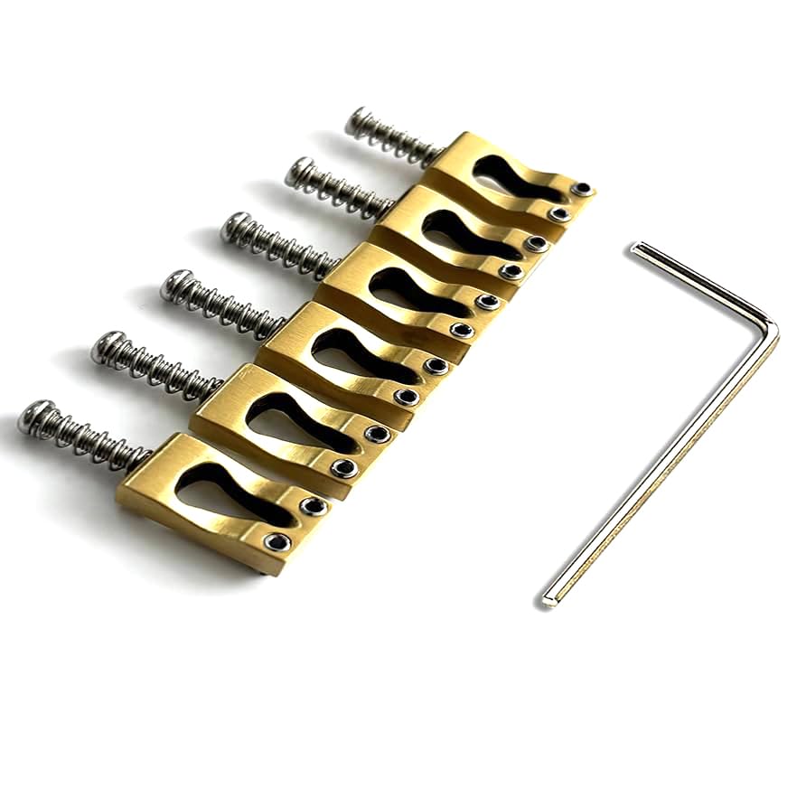 Selles de chevalet laiton 10,8 mm pour corriger le sustain faible sur Telecaster