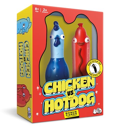 Image of Big Potato Chicken vs Hotdog: The Ultimate Chaotic Party Game | Flipping-Fun Game for Families | Great Yard and Outdoor Game | Bonus Content Included