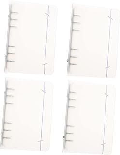 VILLCASE 16 Peças Capa Protetora De Couro Diários Pasta Fichário De Couro Bloco De Notas Fichário Diário Poupança Capa Fichário 6 Furos Fichário Diário Fichário Scrapbook Fichário Capa