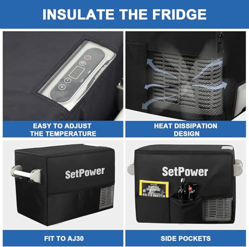 Image of Setpower Insulated Protective Cover for AJ30 Portable Refrigerator Freezer, suitable for AJ30 Only