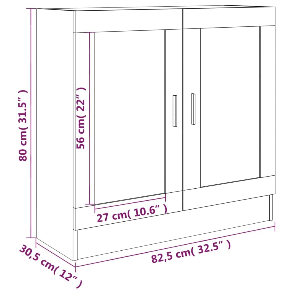 Armadietto per vetrine, scaffalature per libri, adatto per camera da letto, ufficio, corridoio, studio, incenso, 82,5 x 30,5 x 80 cm, materiale in legno