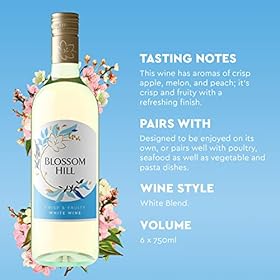 Blossom Hill White Wine, 75cl, (Case of 6) (Pack of 2) – Blossom Hill