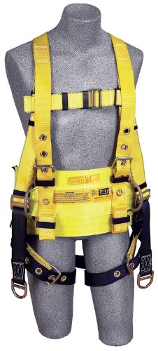 3M DBI-SALA 1000555 Derrick Tongue Buckle Belt, Work Positioning Rings, Tongue Buckle Harness Connection Buckles, X-Large