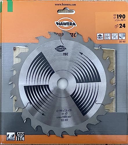 Preisvergleich Produktbild HAWERA SuperTec. Präzisionssägeblatt 190 x 20 / 16