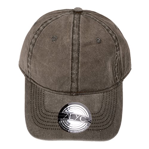 Unisex Vintage Washed Cotton Baseball Cap Low Profile Plain Snapback Dad Hat - Image 5
