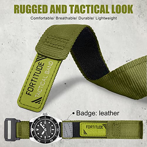 Image of Ritche Christmas Gift Nylon Sport Watch Band for men women Quick Release 20MM 22MM Replacement Watch Strap Compatible with Timex Expedition watch Black /Navy Blue /Crimson Red /Pumpkin Orange /Army Green, White Elephant Gifts, Stocking Stuffers For Men