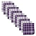 J & M Home Fashions Waffle Weave Kitchen Dishcloth Set (12 Pack), Eggplant