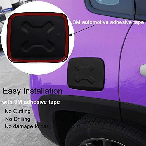 Tampa da tampa do tanque de gás da porta do enchimento de combustível para Jeep Renegade 2015 2016 2