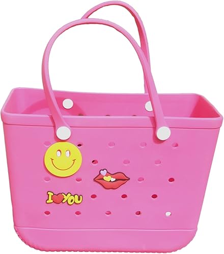 Vista 6 de Beach Bag Accessories PVC Rubber Totes Inserts Charms for Bogg Bag