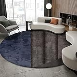 Runder Teppich für Wohnzimmer Schlafzimmer 80 cm 100 cm 120 cm 140 cm 160 cm 180 cm 200 cm Moderne Kreisteppiche Waschbare rutschfeste Bodenmatten für den Innenbereich ( Size : Durchmesser 120cm )