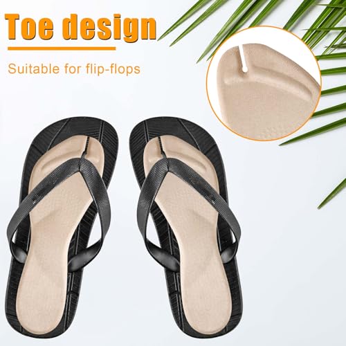 4 inserciones adhesivas para sandalias tipo flip flop para mujer miniatura 4