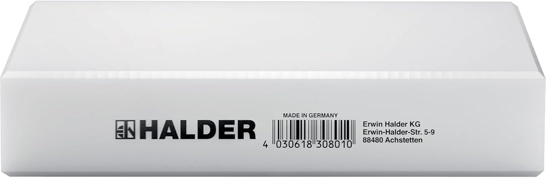 Halder Mallet Block, Medium-Hard Special Plastic, Distributes Impact Force Evenly, Protects Stones and Slabs, 7.9 in. x 5.5 in. x 1.6 in.