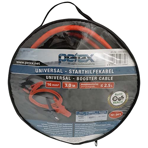 PETEX Starthilfekabel, Überbrückungskabel, 16 mm², Länge 3,0 m – Ansicht 2