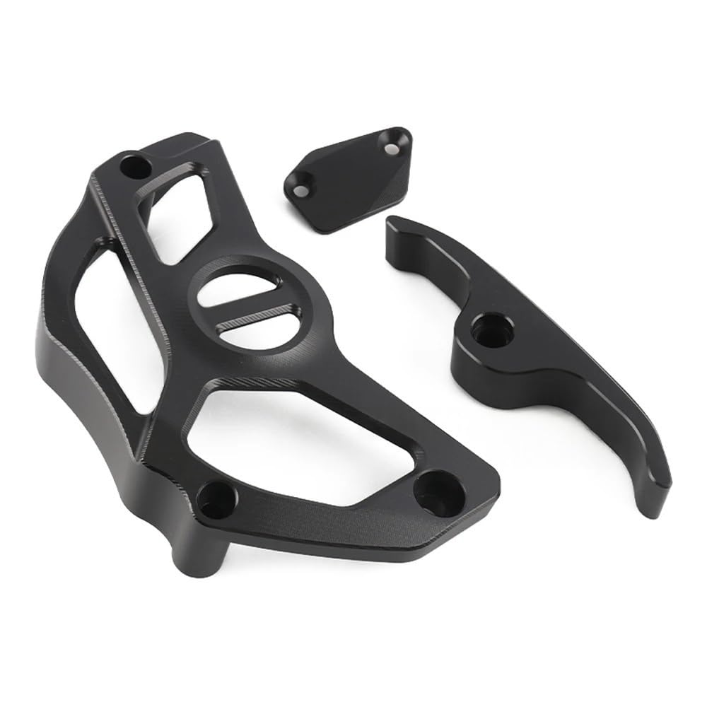 Protector cadena Moto Cadena Protector Ajuste Para Cfmoto 800MT 800NK Protector De Piñón De Motocicleta Cubierta De Sensor Protector De Cadena | Silvery A SET