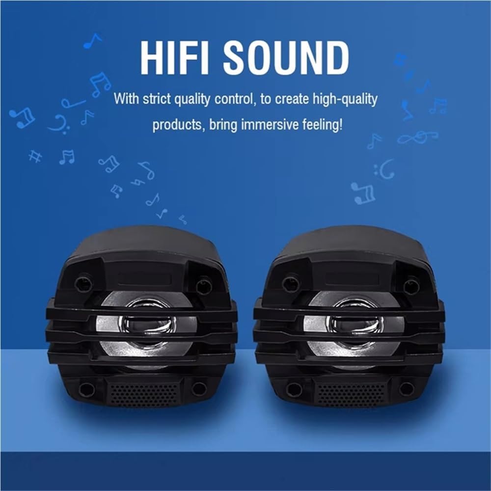 Handlebar Speaker Audio Motorcycle Handlebar Audio with Dual Horns