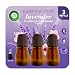 Air Wick Essential Mist, Essential Oil Diffuser Refill, Lavender & Almond Blossom, 3 Count, Air Freshener