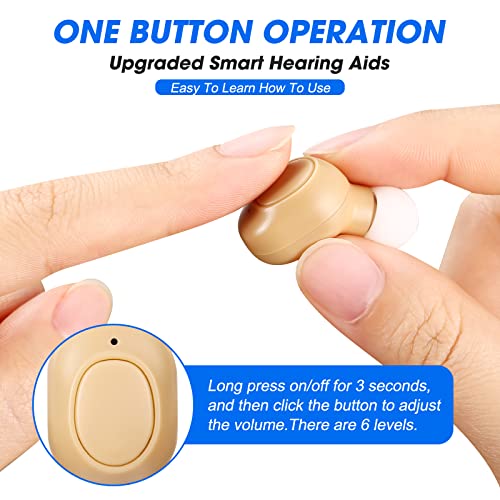 Hearing Aids,Digital Hearing Aid For Seniors With Noise Cancelling,Rechargeable Hearing Amplifiers For Adults Into Ear No Squealing Hearing Assist Device With Led Power Display #TOP1