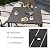 LAUSAINT HOME 5 Pieces Outdoor Patio Dining Set, Wicker Patio Furniture Set of 4 Chairs with Soft Cushion and Square Table with Umbrella Hole, Conversation Set for Backyard, Garden and Poolside