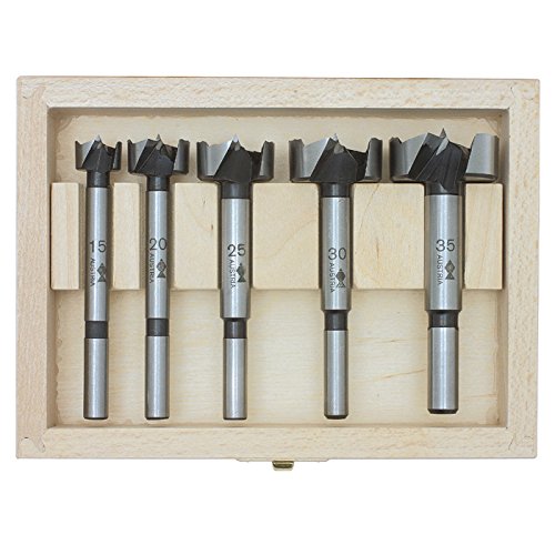 Poisson® Wave Cutter Mèche à façonner Forstner Jeu de 5 pièces