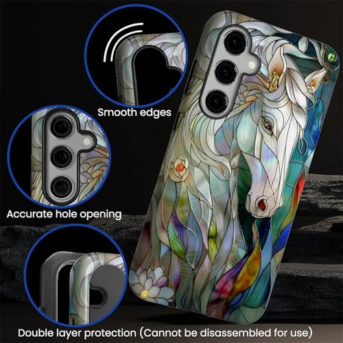 Coque Samsung S24 rigide effet verre teinté relief 3D