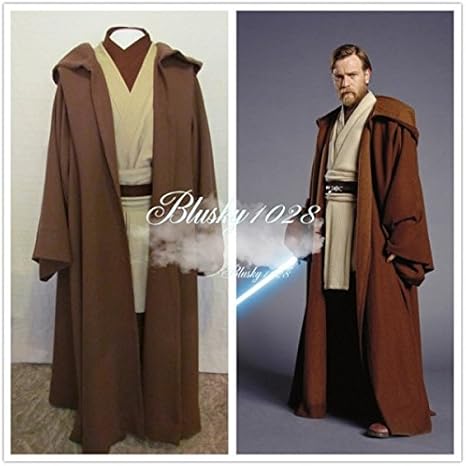 Amazon Co Jp スターウォーズコスプレジェダイデラックスバージョンkenobi オーダー自由 ディズニークリスマス ハロウィン イベント仮装 コスチューム ホビー