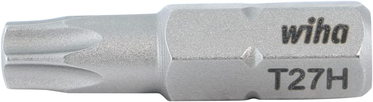 Wiha 70160 Torx Bits, Tamper Resistant, T27s x 25mm, 10 Pc Pack