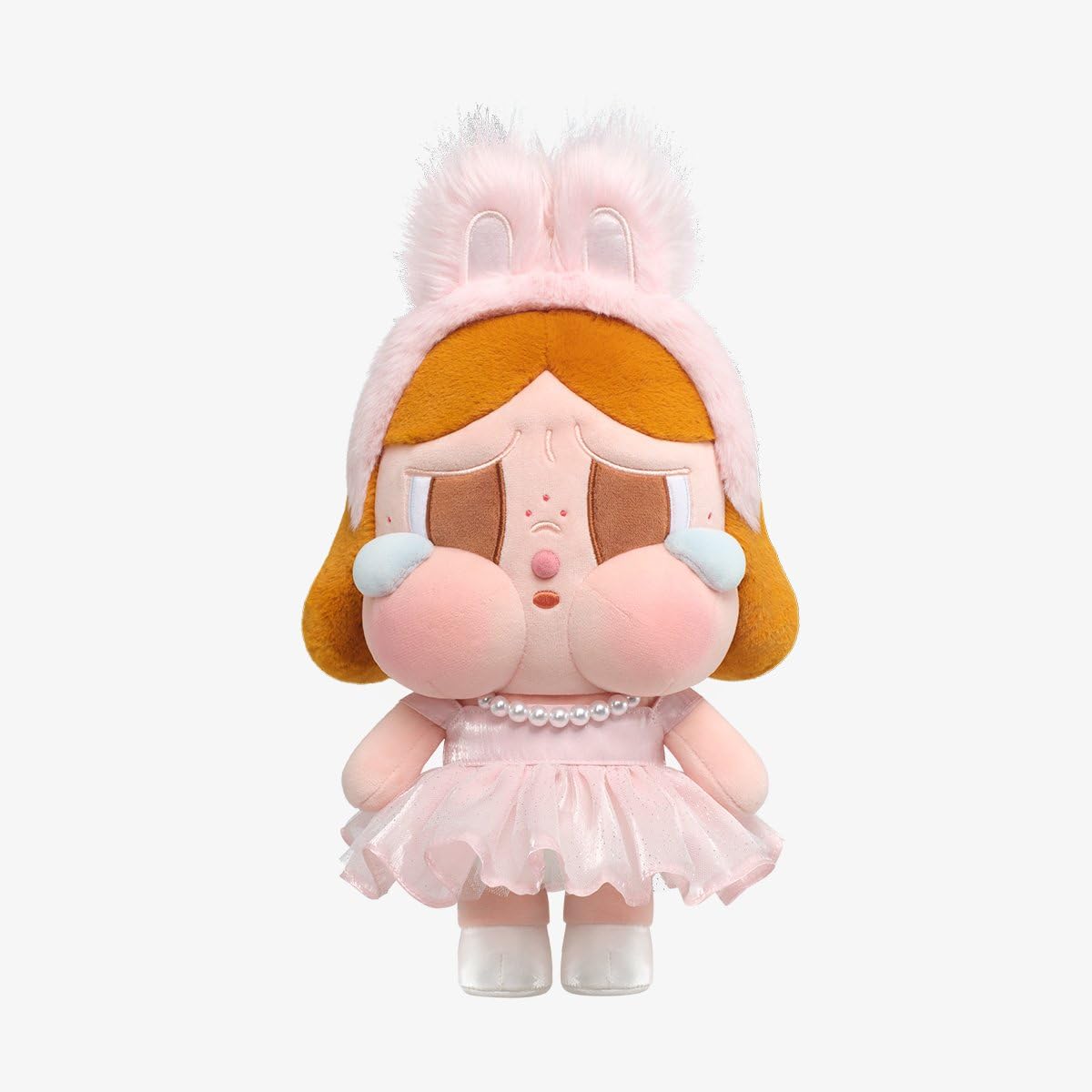 POP MART CRYBABY Shiny Shiny Series - Plush Doll Figure Pink - Cute Decorative Plush Toy for Collectors - 1 Box