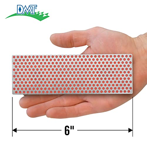 DMT (Diamond Machining Technology) Pedra de amolar de diamante de 15 cm com caixa de plástico - Fina