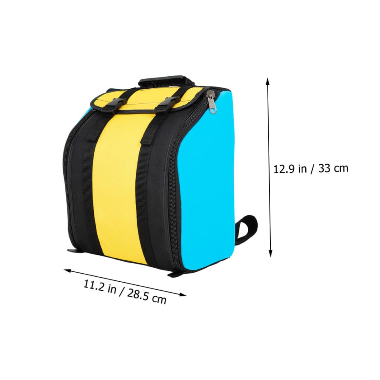 GOOHOCHY Durable Accordion Gig Bag with Backpack Straps Stylish Storage Case for Key Bass Accordions for Present for Musicians