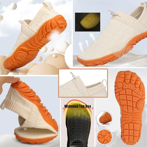 Slip On Barefoot Shoe Women Men,Wide Toe Box Non-Slip Quick-Dry Water Shoes,Comfortable Lightweight Breathable Minimalist Beach Outdoor Running Sneakers2