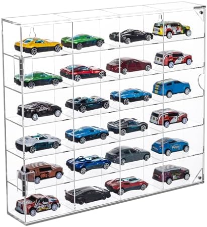 Acrylic Display Case for Hot Wheels Storage 1/64 Scale, 6 Levels ...