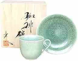 Amazon｜コーヒーカップ おしゃれ 有田焼 真右エ門窯 鶯玉