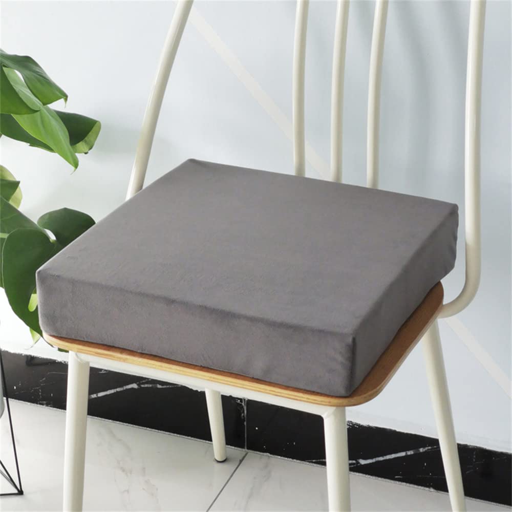 Sucada Cojín de Asiento de Espuma viscoelástica para sillón, cojín Elevador Antideslizante, cojín cómodo para Asiento de Silla para Interiores y Exteriores, sofá de Oficina para Coche (45x45x5cm, f