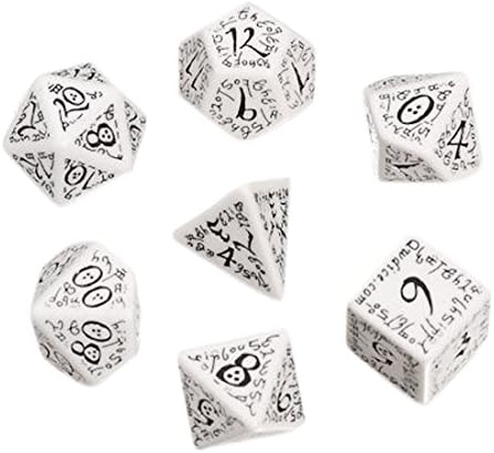 Q WORKSHOP Dice: - Elvish - Poly Set (x7)