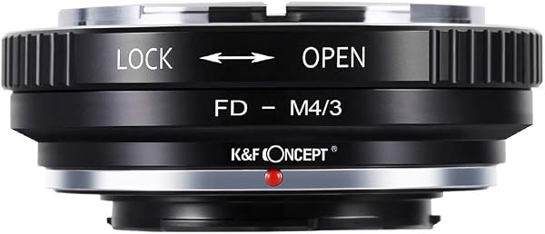 K&F Concept Adaptateur de Monture Objectif FD Micro 4/3 Compatible avec Canon FD vers Objectif Micro Four Thirds pour Compatible avec Olympus Pen et Panasonic Lumix FD-M4/3 - 5