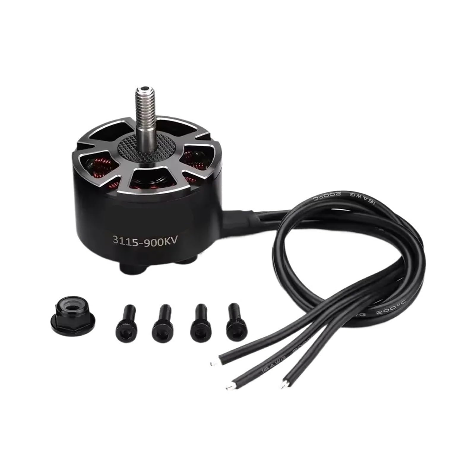 motor brushless 4 motores sin escobillas X3115 3115 900KV 3-6S for drones FPV Freestyle Cinelifter de 9 y 10 pulgadas