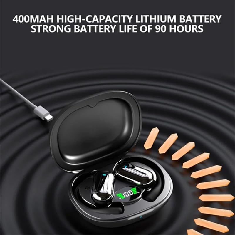 Wireless Ear-Hook OWS Earphones Compatible with Motorola Moto G/G Play (2026) - Bluetooth Earbuds Over The Ear Headphones True Stereo Charging Case Hands-Free Mic