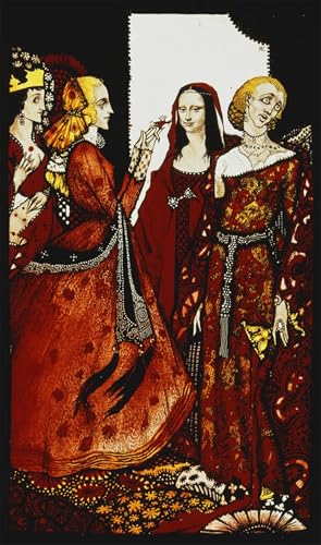Impression d'affiches Queens Harry Clarke, toile artistique 60x90cm, cadeau idéal crémaillère