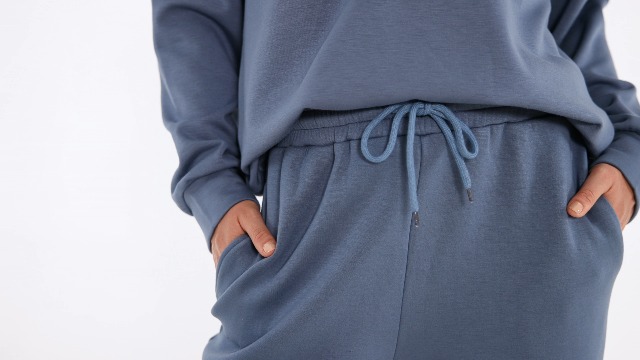 Survêtement 2 Pièces Oversize Femme - Sweat à Demi-zippe Et Pantalon Large à Cordon - Ensemble Décontracté Confort - 8