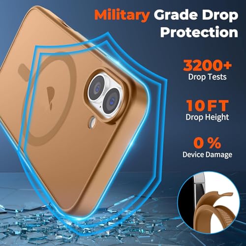 Image of AIBEX Back Cover for Samsung Galaxy S23 Ultra 5G MagSafe Compatible | Slim Case with Wireless Charging Support | Anti-Scratch, Anti-Fingerprint & Lightweight Military-Grade Protective Cover - Brown