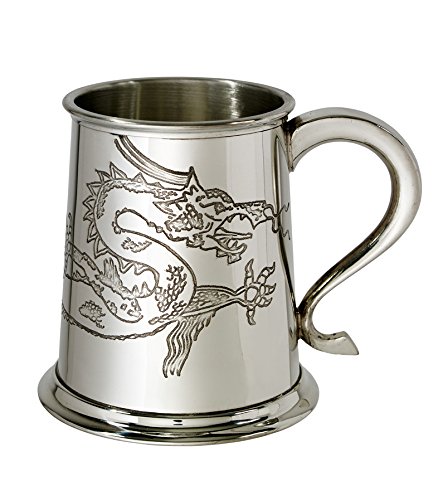 Wentworth Pewter Chinese Dragon 1 pint Pewter Tankard