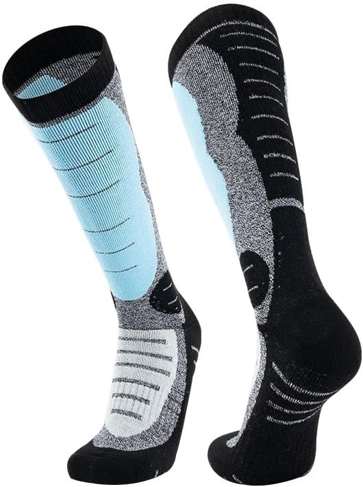 Adult Warm Ski Socks For Men Women Winter High-cut Outdoor Hiking for Circulation, Athletic Recovery & Travel