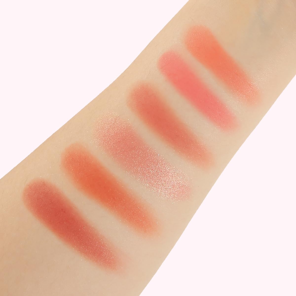 PHOERA Cream To Powder Canned Blush Mud, Lightweight Longwear Cheek Blush with Puff & Mirror, Matte & Shimmer Finish - Image 4