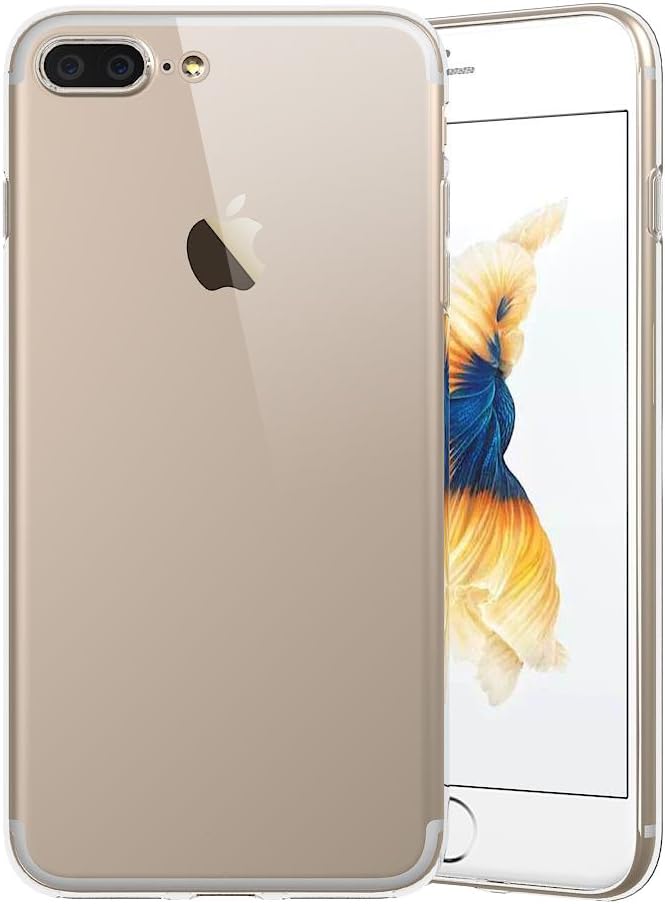 iPhone 7 Plus Case, ACEPower® Premium Clear Flexible Soft TPU Slim Case for iPhone 7 Plus 2016-0.4mm Extremely Thin - Ultra Clear Flexible Soft TPU/Extra Grip - Proof Bumper Cases (Ultra Clear)