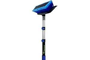 EVERSPROUT Multifunctional 1.5-to-3 Foot Car Scrub Brush with Long Handle