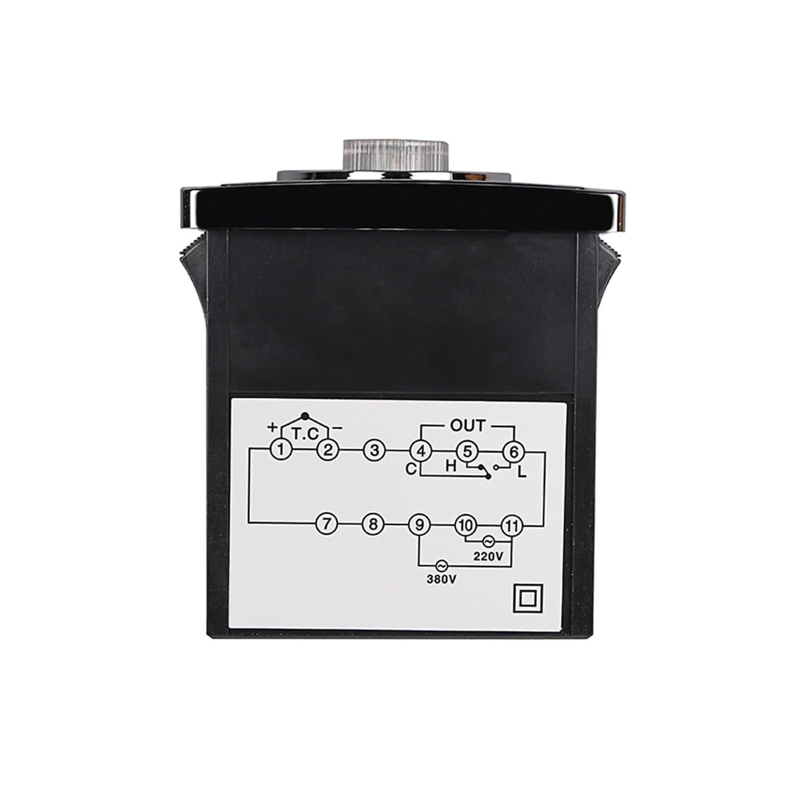 Termostat cyfrowy, TEL72 TEL96 cyfrowy regulator temperatury piekarnika, pokrętło termostatu 400 stopni 96x96mm 72x72mm wyjście przekaźnikowe K wejście 380v(TEL72001)