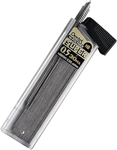 Miniatura 3 de Pentel® Super Hi-Polymer® Leads, 0.5 mm, HB, 30 Leads Per Tube, Pack Of 3 Tubes