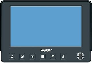 Voyager VOM719WP Heavy Duty 7" Color QuadView Monitor, 800x480 Resolution, 400 cd/m Brightness, 500 Contrast Ratio, 16:9 Aspect Ratio, 10ms/20ms Response Time, NTSC or PAL Signal System
