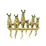 DIY-Brosche, Anstecknadel, Kragenabzeichen, Kleidungsschmuck for Strickjackenkragen, Pullover, Rucksäcke, Jacken, kreative Brosche, Tier-Styling, Vintage-Stil, eleganter Damen-Charme, Hochzeitsfeier,